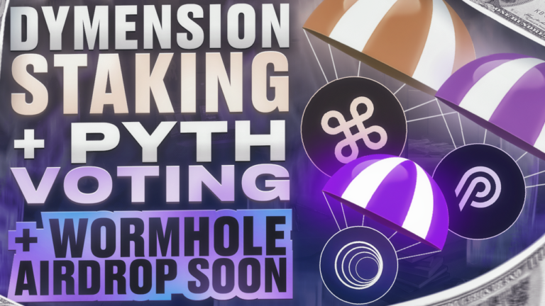 Dymension Staking + Pyth Voting + Wormhole Airdrop Soon