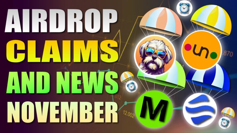 Airdrop Claims and News In November