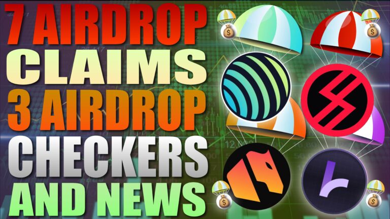 7 Airdrop Claims - 3 Airdrop Checkers and Airdrop Alpha News