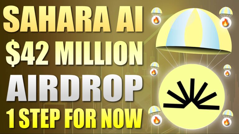 Sahara AI Airdrop $43 million in Fundind - Only 1 Step for now - Time Sensitive